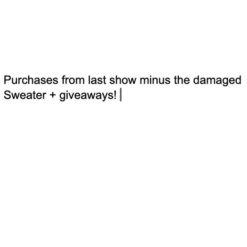 @shymuh live show bundle!
